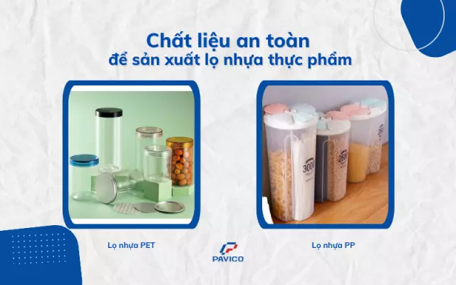 Lọ PET, PP đựng thực phẩm