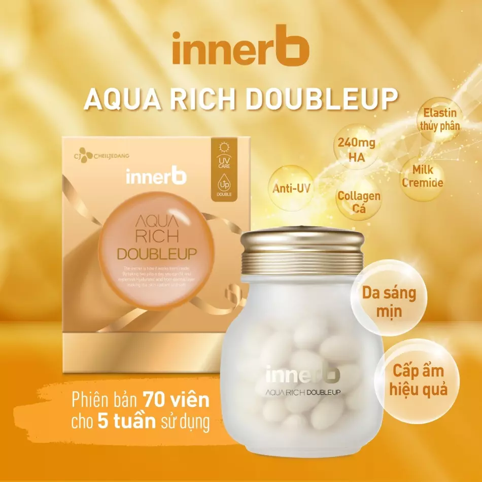 Viên uống đẹp da Innerb Aqua Rich Double Up