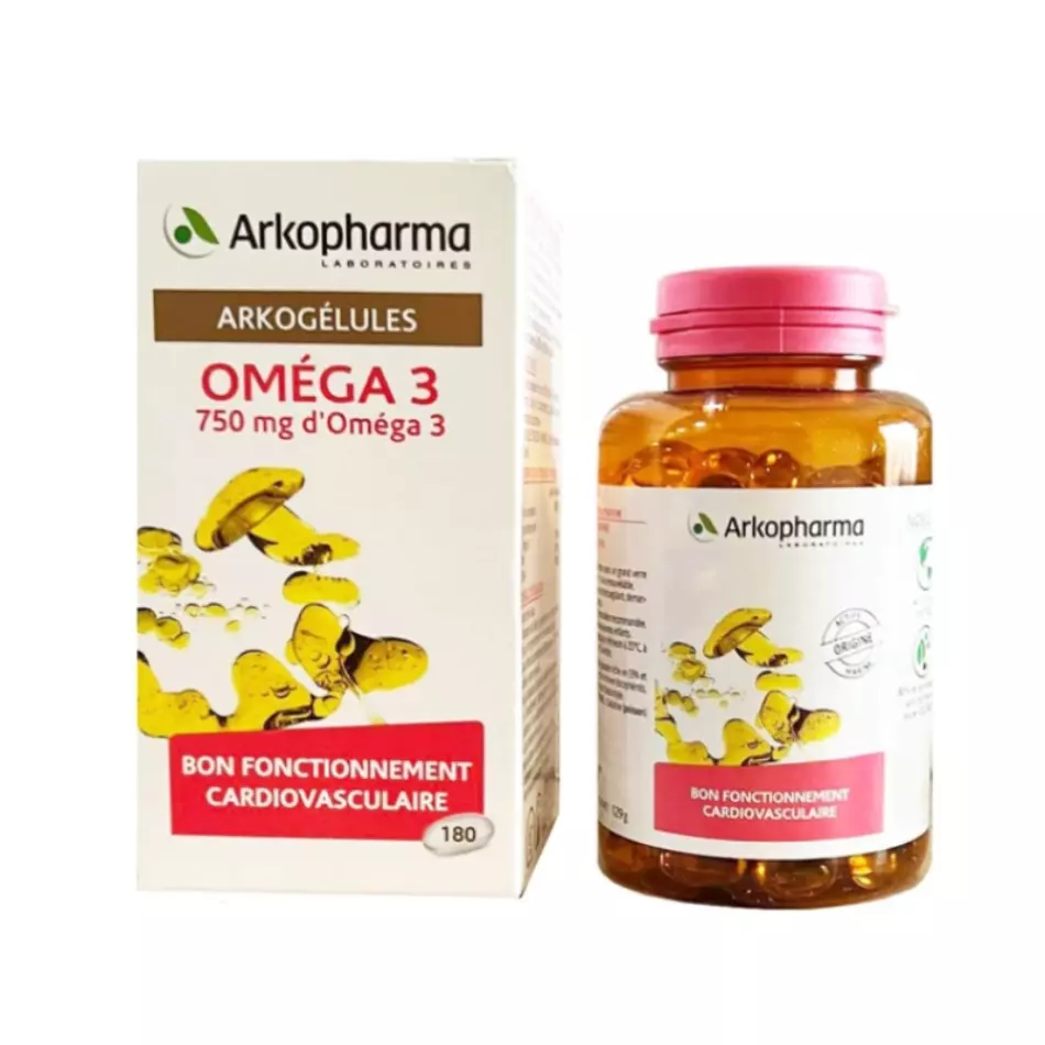 Viên uống bổ sung Dầu Cá Arkopharma Omega - 3 Origine Marine