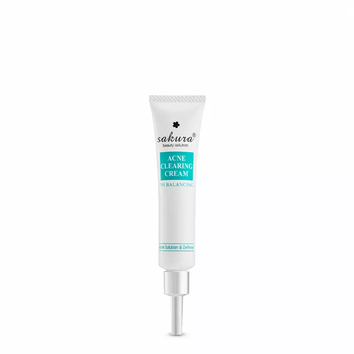 Kem hỗ trợ điều trị mụn Sakura Acne Clearing Cream