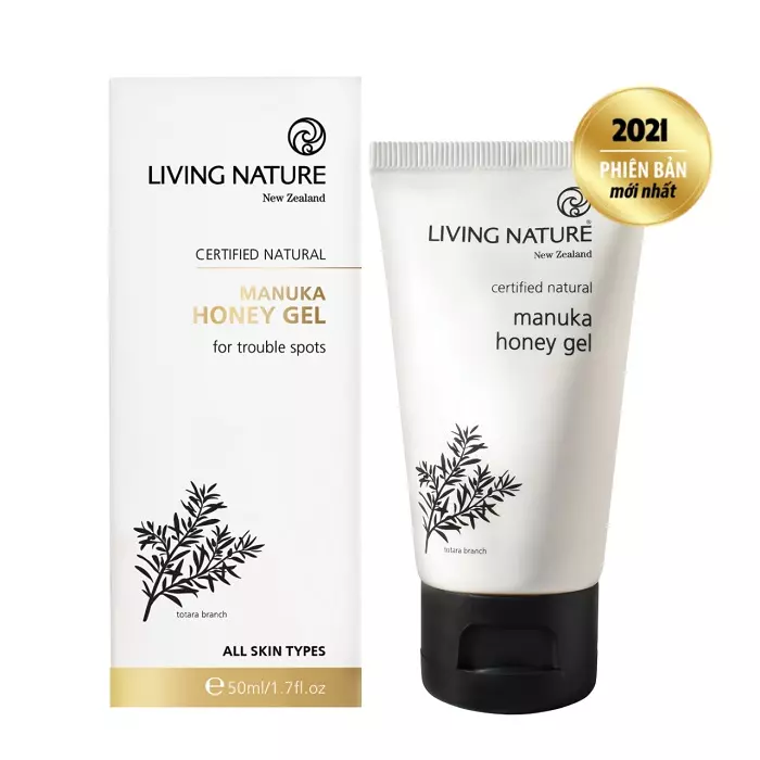 Gel trị mụn Manuka Honey Gel Living Nature